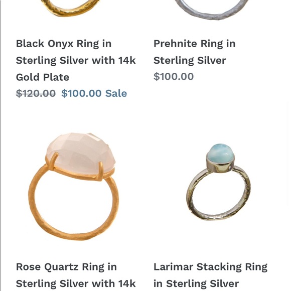 [emilyrosegems] larimar sterling silver ring - Picture 6 of 6